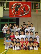 We love Basketball トロマット横断幕